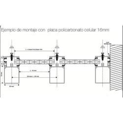 Perfil Portante Aluminio