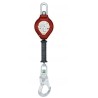 Retráctil cable acero de 3 m de longitud y Ø4 mm