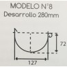 Tapa de Ajuste Rápido Semicircular