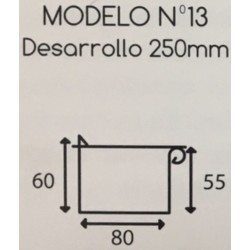 Cabecero L-160mm Cuadrado