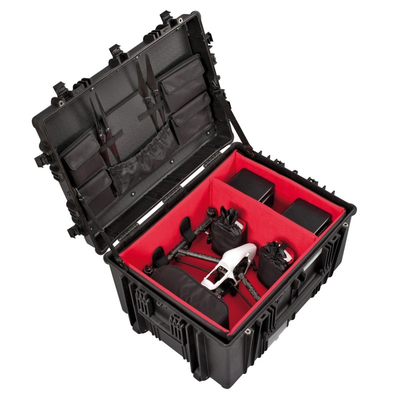 7745 BDR Maletas con Backpack para Drone
