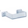 Abrazadera tubo cuadrado PVC