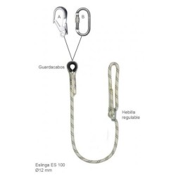 Eslinga regulable de posicionamiento