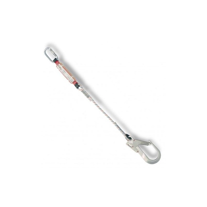 Anticaídas con absorbedor de energía de elongación reducida (elongación máxima 0,7 m)