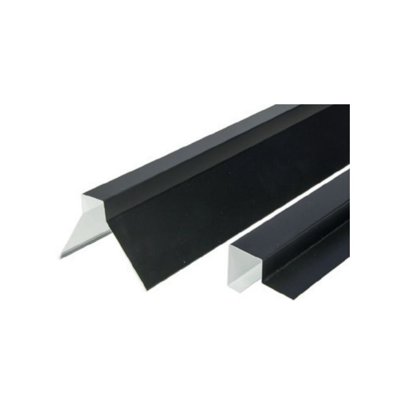 Remates Para Cubiertas de Pizarra en Aluminio Negro