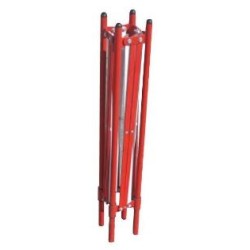 valla extensible plegada cuadrada