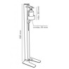 Dispensador gel higienizante por pedal
