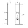 dosificador de gel pared