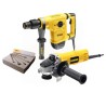 Kit 1 Martillo + Amoladora 115 + Conjunto Punteros