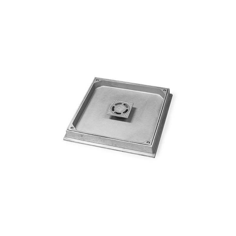 Tapa Estanca Rellenable con Sumidero Aluminio