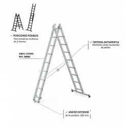 Escalera Combi 2 Tramos