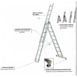Escalera Sky 3 Tramos