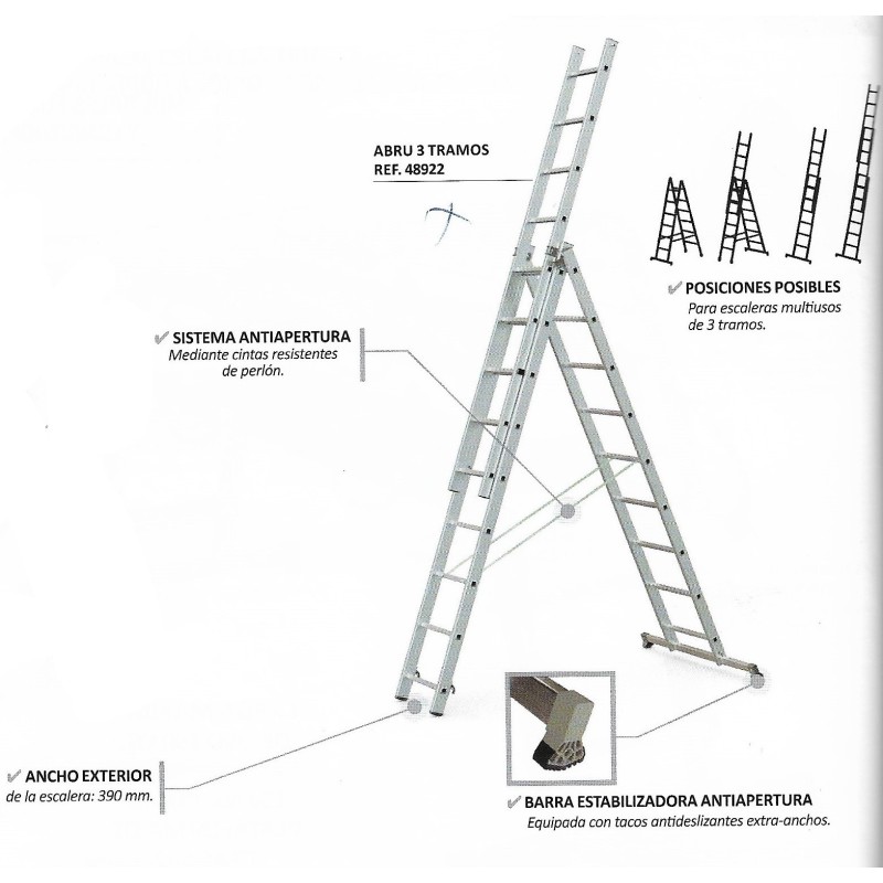 Escalera Sky 3 Tramos