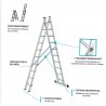 Escalera Combimaster DX 2 Tramos