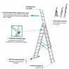 Escalera Skymaster DX 3 Tramos