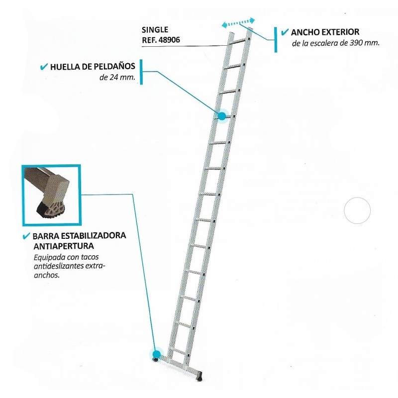 Escalera Fija Single