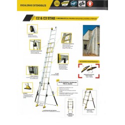 Escalera Extensible Cuerda C2 Stab