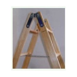 Escalera Tijera Madera Peldaño Ancho