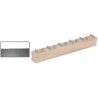 carril cuchilla dentada fina