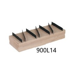 carril cuchilla lisa