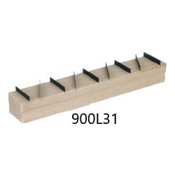 carril cuchilla lisa