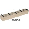 carril cuchilla lisa