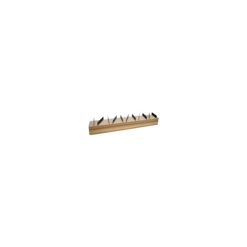 carril cuchilla lisa