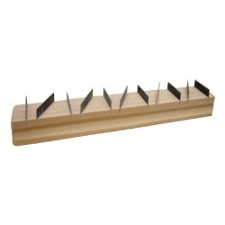 CARRIL CUCHILLA DENTADA BAJA