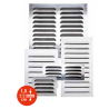 Rejilla de aluminio reforzada sin borde