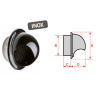 Rejilla inox negro empotrable