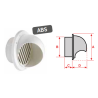 Rejilla ABS blanco empotrables