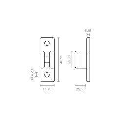 Pinza Sujeción Manivela Toldo TLD07