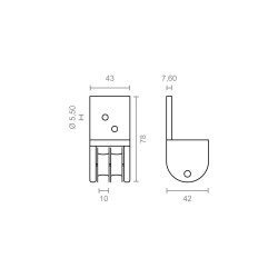 Polea Frontal Pérgola TLD19