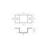 Abrazadera Pared P/Perfil 80/40 TLD24