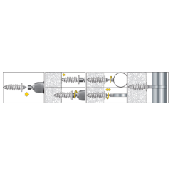 tornillo para fijar sate