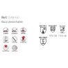 Buzo de protección química