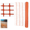 Malla señalizacion naranja