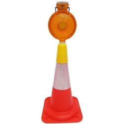baliza solar para cono