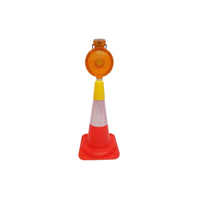 baliza solar para cono