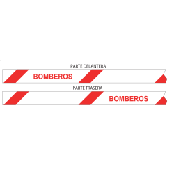 Cinta 10cmx200m BOMBEROS GG300 Dos Caras