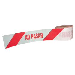 Cinta 10cmx200m NO PASAR GG 300 Dos Caras