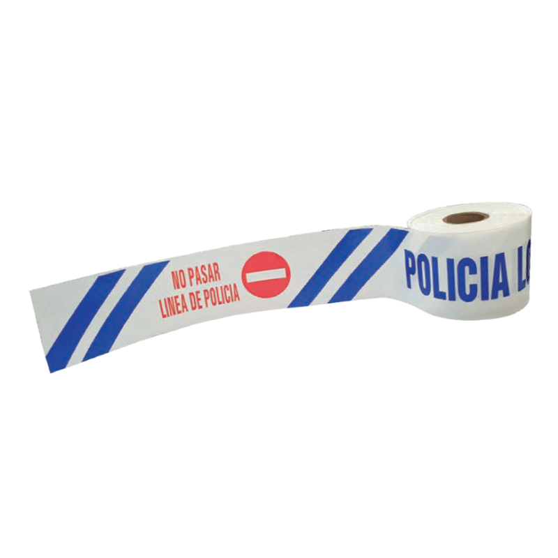 Cinta Señalización No Pasar Línea Policía 10cmx200m GG300