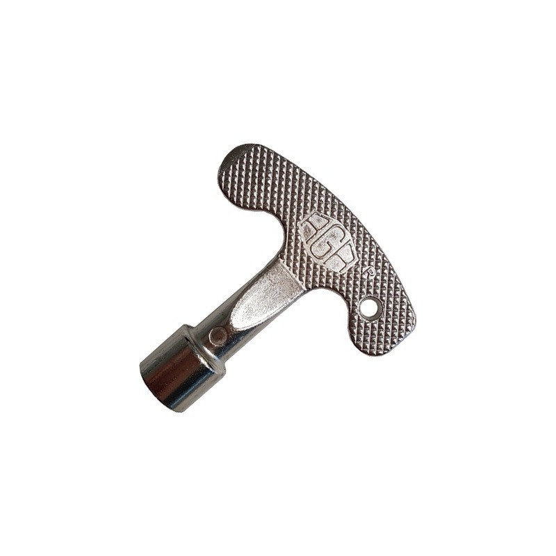 Llave triangular para bolardos extraíbles.