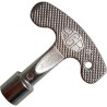 Llave triangular para bolardos extraíbles.