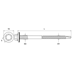 Tornillo Panel Sandwich Nº 3