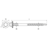 Tornillo Panel Sandwich Nº 3