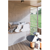 Tendedero Pared Plegable con Tapa Aluminio