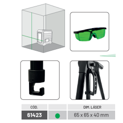 Pack Laser Cross Green Mod.61423