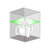 Pack Laser Rotativo H4 Green Mod.89322