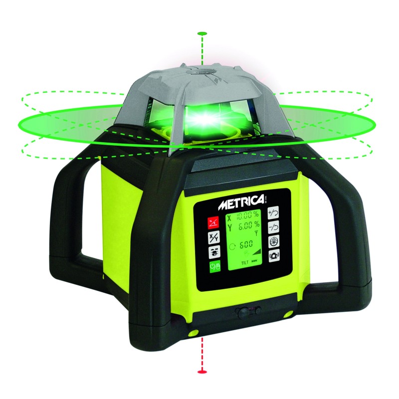 Pack laser rotativo verde